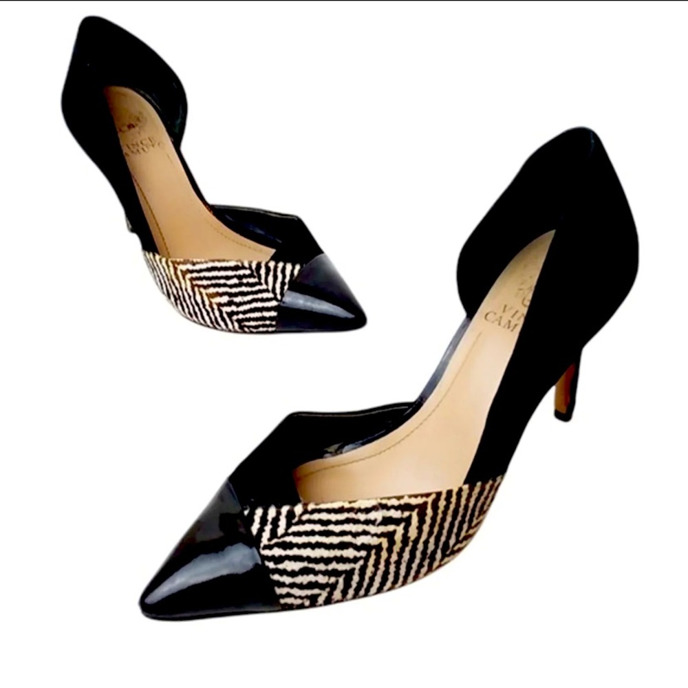 Vince Camuto Tammy Calf Hair D'orsay Pumps